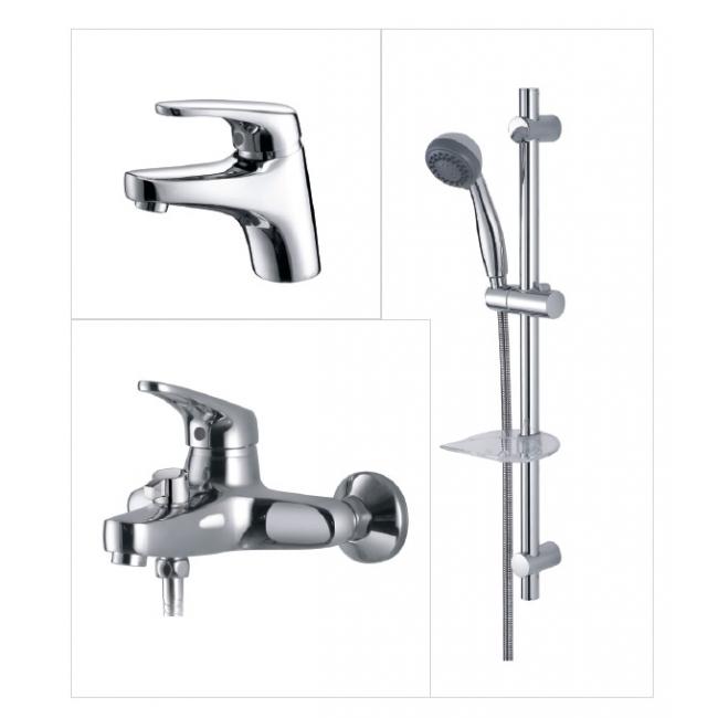 Смеситель и душевой гарнитур Kaiser County 5500К хром
