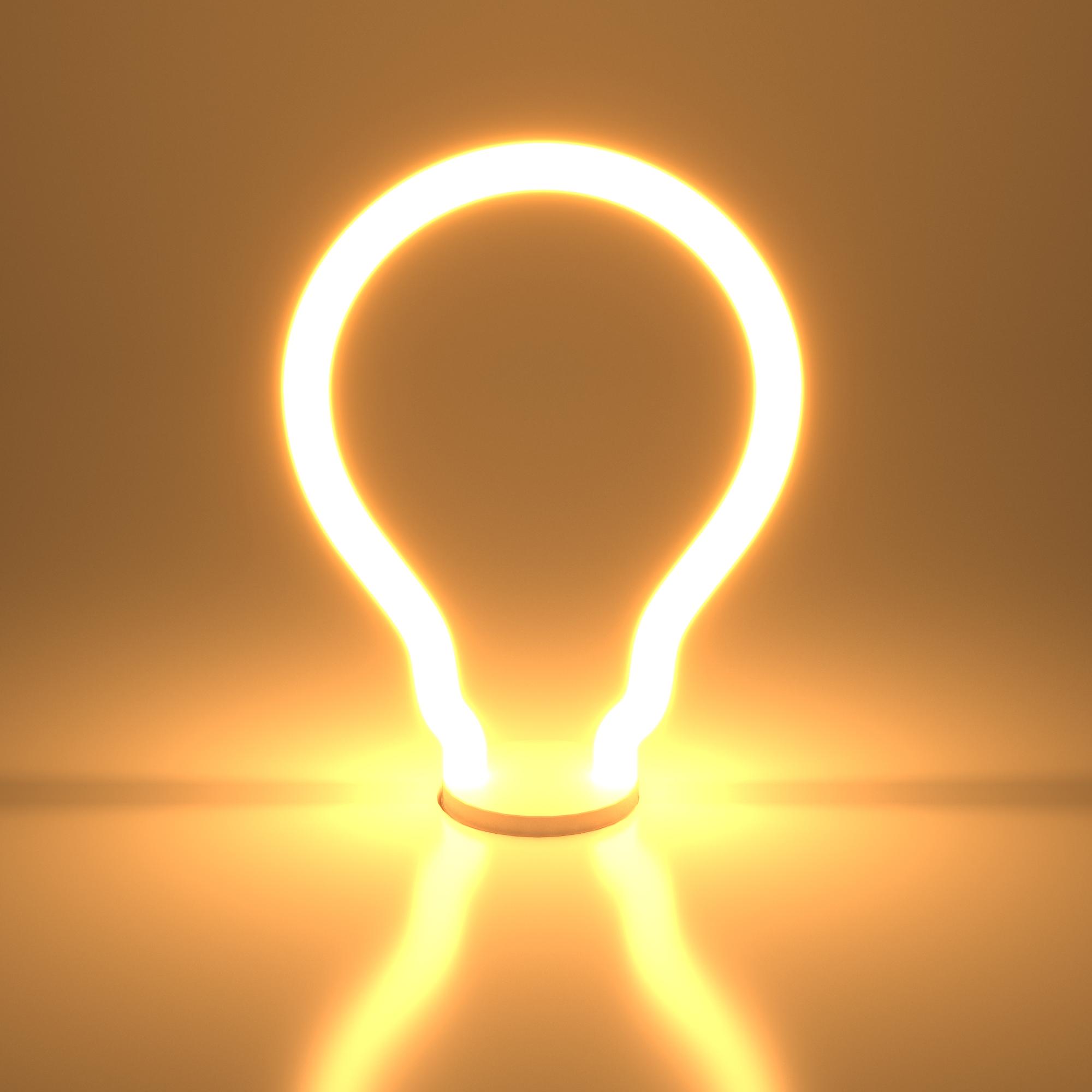 Декоративная контурная лампа Elektrostandard Decor filament 4W 2700K E27 BL157