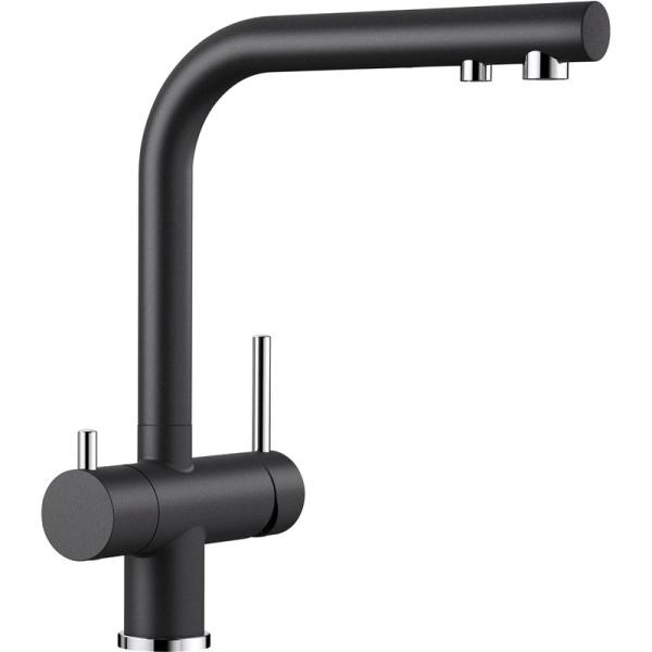 Смеситель для кухни (мойки) Blanco Fontas ii Silgranit антрацит