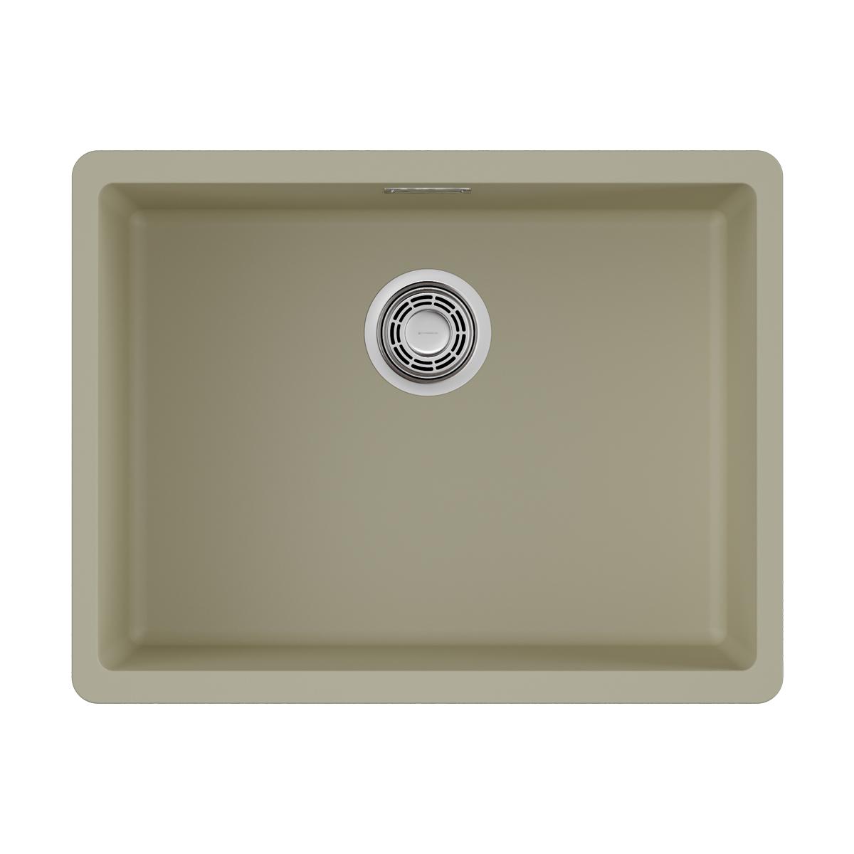 Врезная кухонная мойка Omoikiri Kata 54-U-BE ваниль 4993408