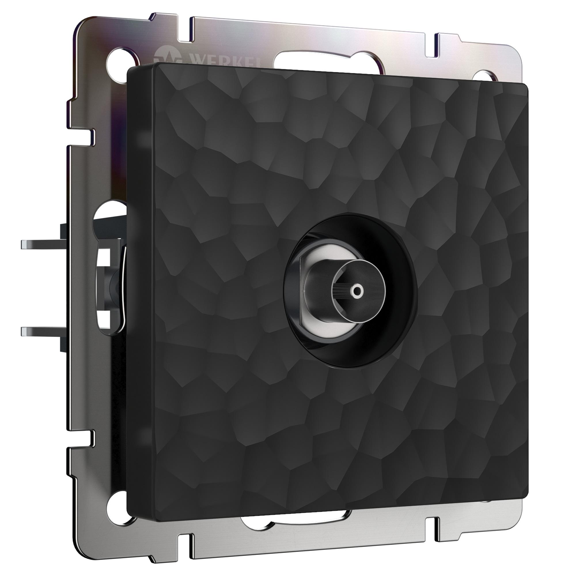 ТВ-розетка оконечная черный Werkel W1283008