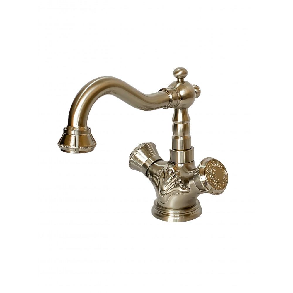 Смеситель для раковины Milacio Almeria серебро MC.516.SL