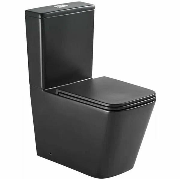 Унитаз напольный компакт 82.5x61x36.5 WeltWasser Gelbach 001 ST GL-BL 10000011158 безободковый, с ми