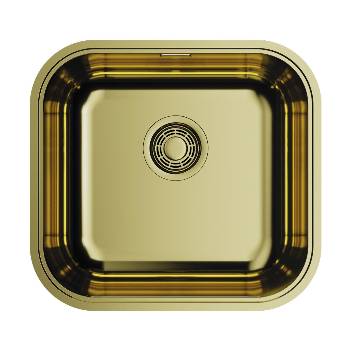 Интегрированная кухонная мойка Omoikiri Omi 44-U/I-AB нерж.сталь/латунь 4993190