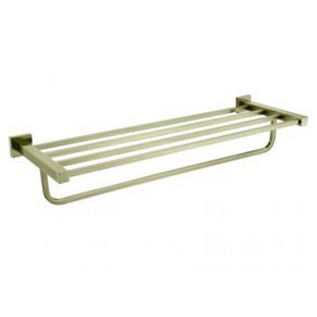 Полка для полотенец с держателем (латунь) Kaiser KH-4309 бронза