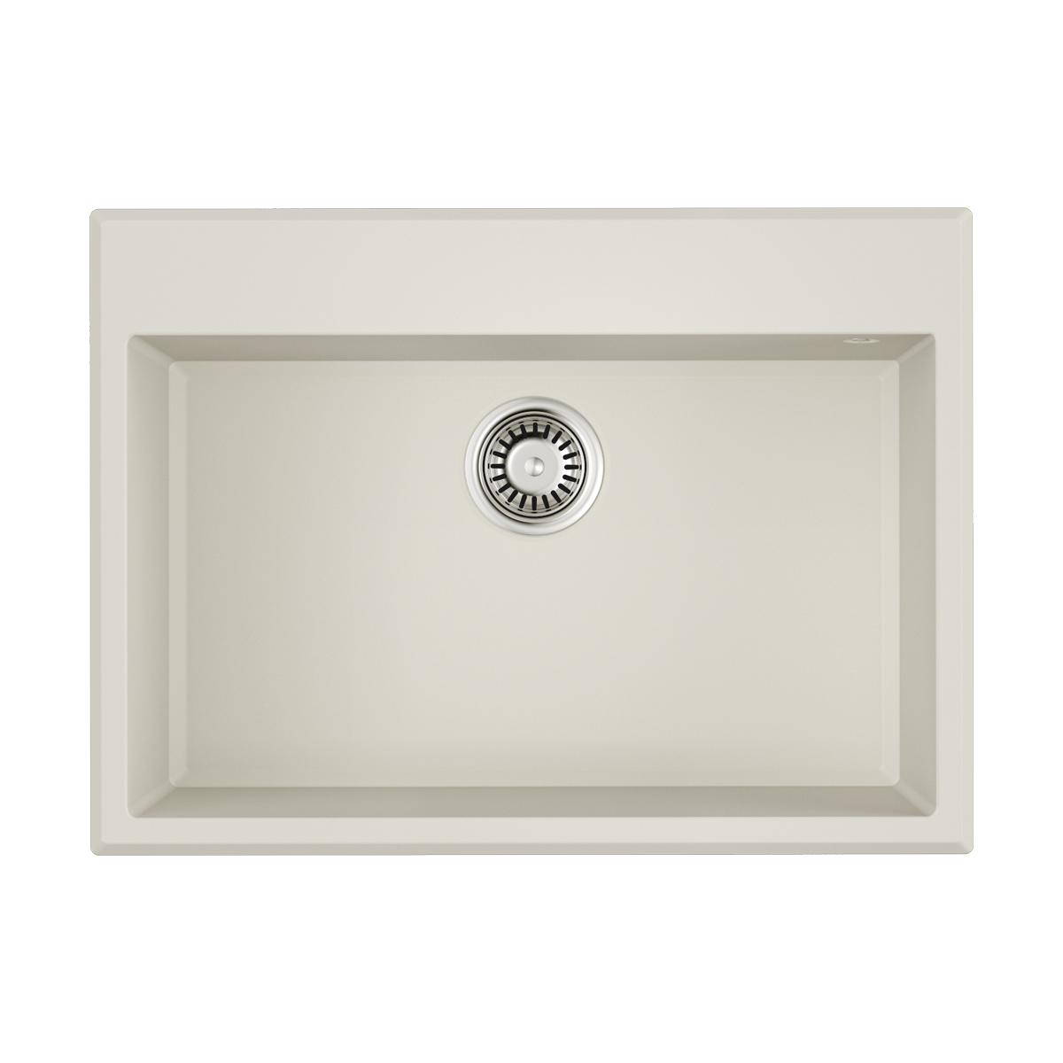 Врезная кухонная мойка Omoikiri Tedori 68-WH белый 4993967