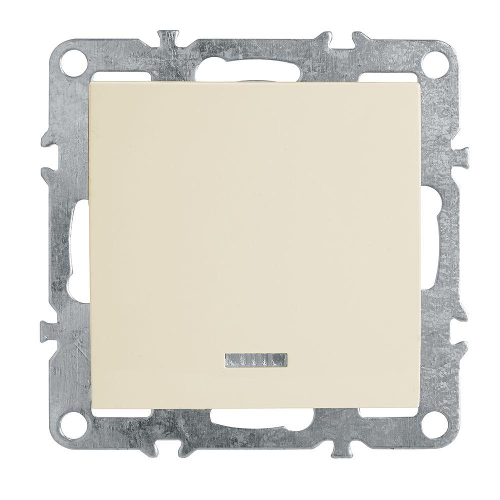 Выключатель одноклавишный Stekker Эрна PSW10-9101-02 39320