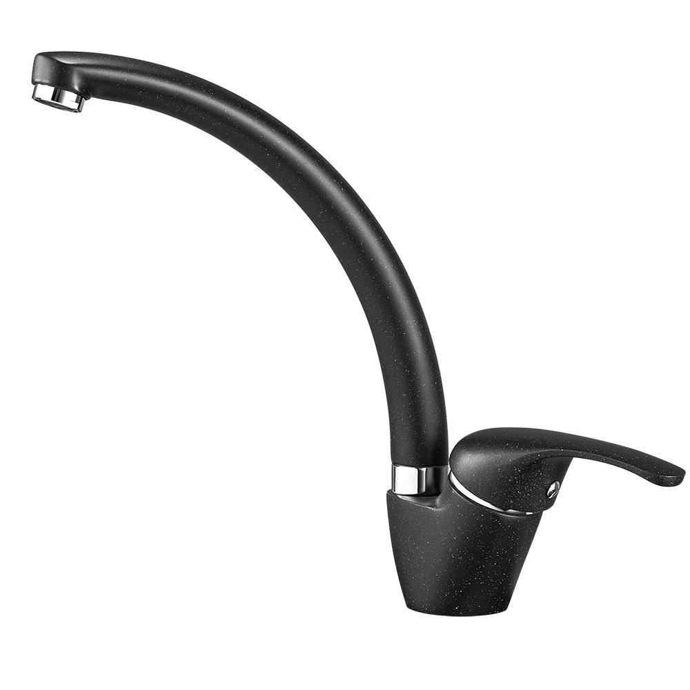 Смеситель для кухни (мойки) Granula 2024 чёрный