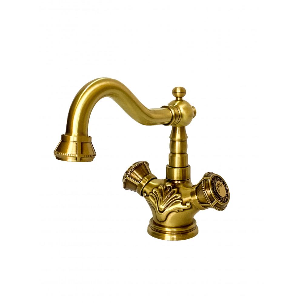 Смеситель для раковины Milacio Almeria бронза MC.516.BR