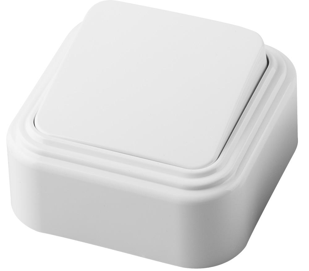 Выключатель одноклавишный Stekker Брест PSW06-21-20 32742