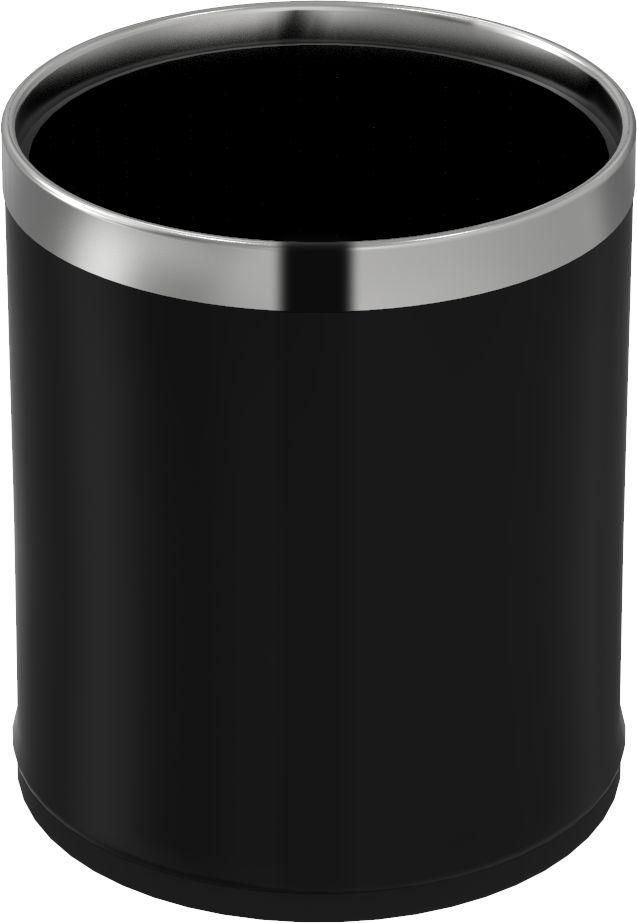 Ведро для мусора WeltWasser WW AXEN BL 6L 10000003987 черный матовый