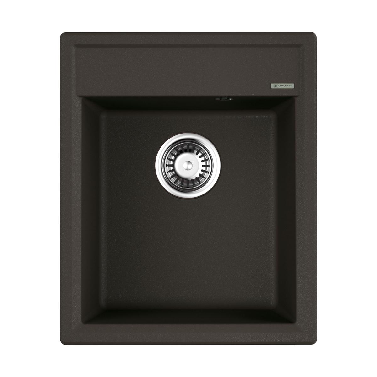 Врезная кухонная мойка Omoikiri Daisen 42-DC темный шоколад 4993605