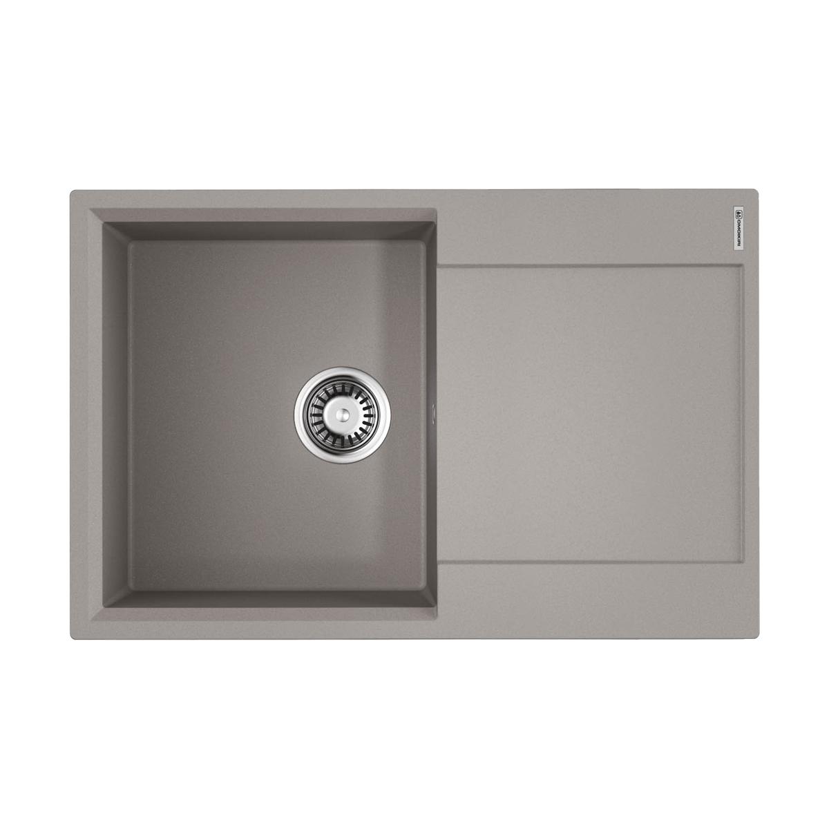 Врезная кухонная мойка Omoikiri Daisen 78-GR leningrad grey 4993325