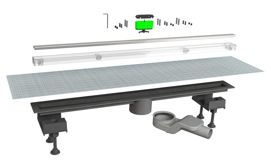 Душевой лоток Bonomini CANALISSIMA 6825WX100SWZ