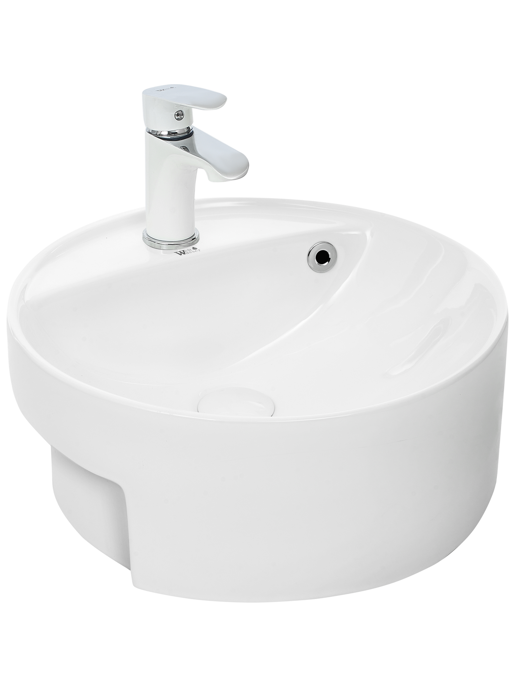 Раковина врезная WeltWasser 43.5/43.5/17.5 WW Deilbach 4003 10000003883 белая