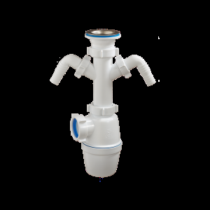 Сифон ОРИО 11/2 40 (А 4006) с 2-мя отводами для стиральной машины