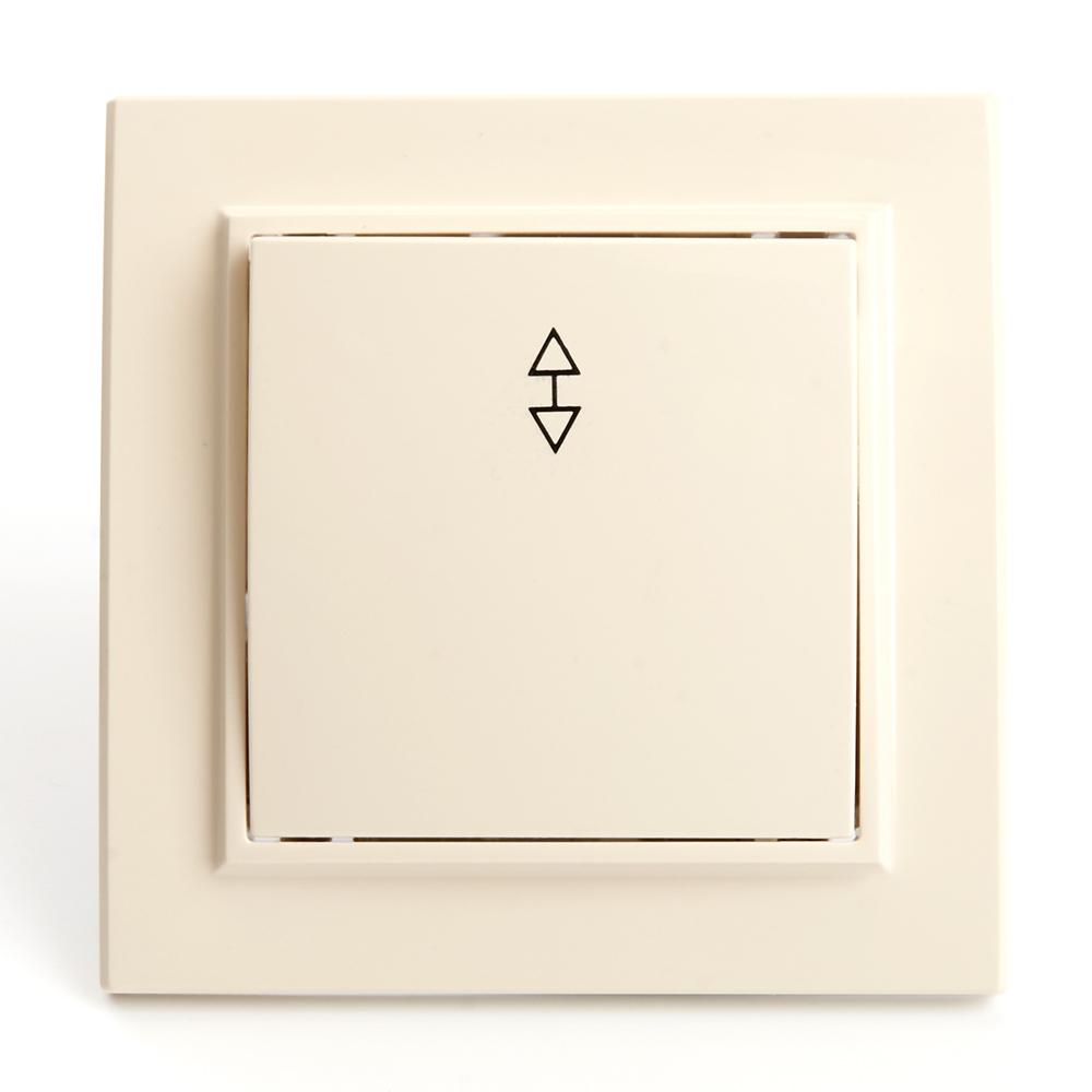 Выключатель одноклавишный Stekker Эрна PSW10-9005-02 39618