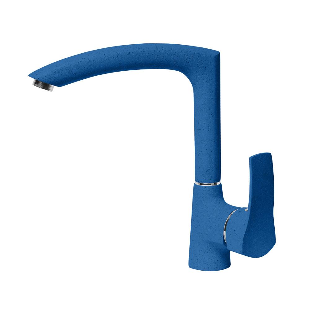 Смеситель для кухни AquaGranitEx C-7040 (323) синий