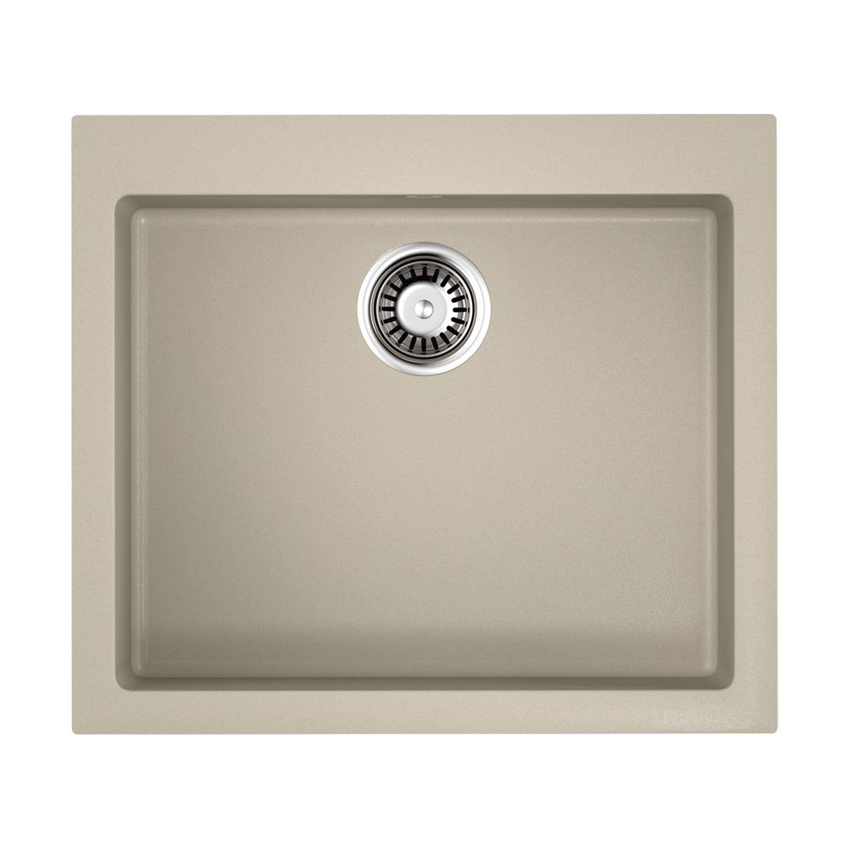 Врезная кухонная мойка Omoikiri Bosen 57-SA бежевый 4993147