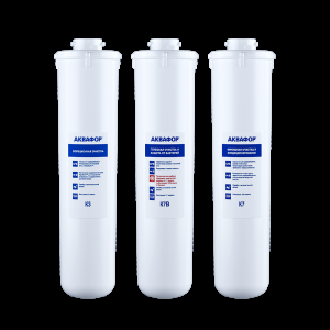 Комплект сменных модулей для Аквафор Кристалл ЭКО (К3-К7В-К7)