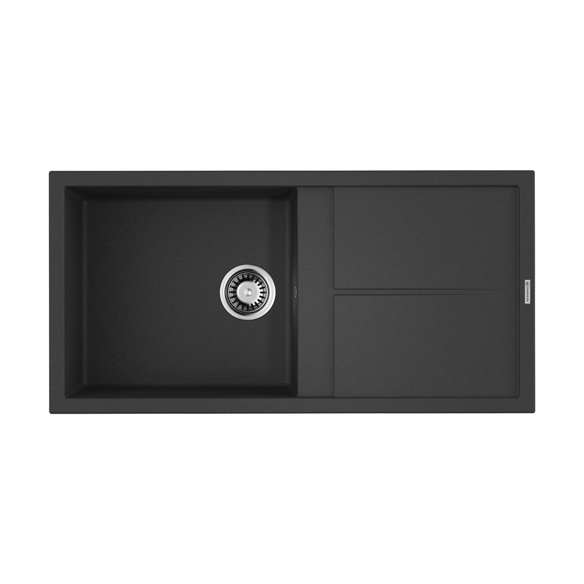 Врезная кухонная мойка Omoikiri Sumi 100-BL черный 4993654