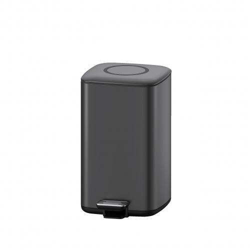 Ведро для мусора педальное WeltWasser WW WALLY TG 12L 10000006135 серый матовый