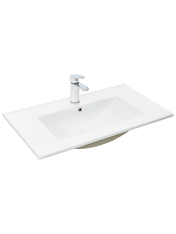 Раковина врезная WeltWasser 71х46.5х18 WW Deilbach 7506-70 10000003901 белая