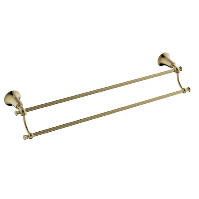 Держатель полотенца двойной (латунь) Kaiser KH-4008 бронза