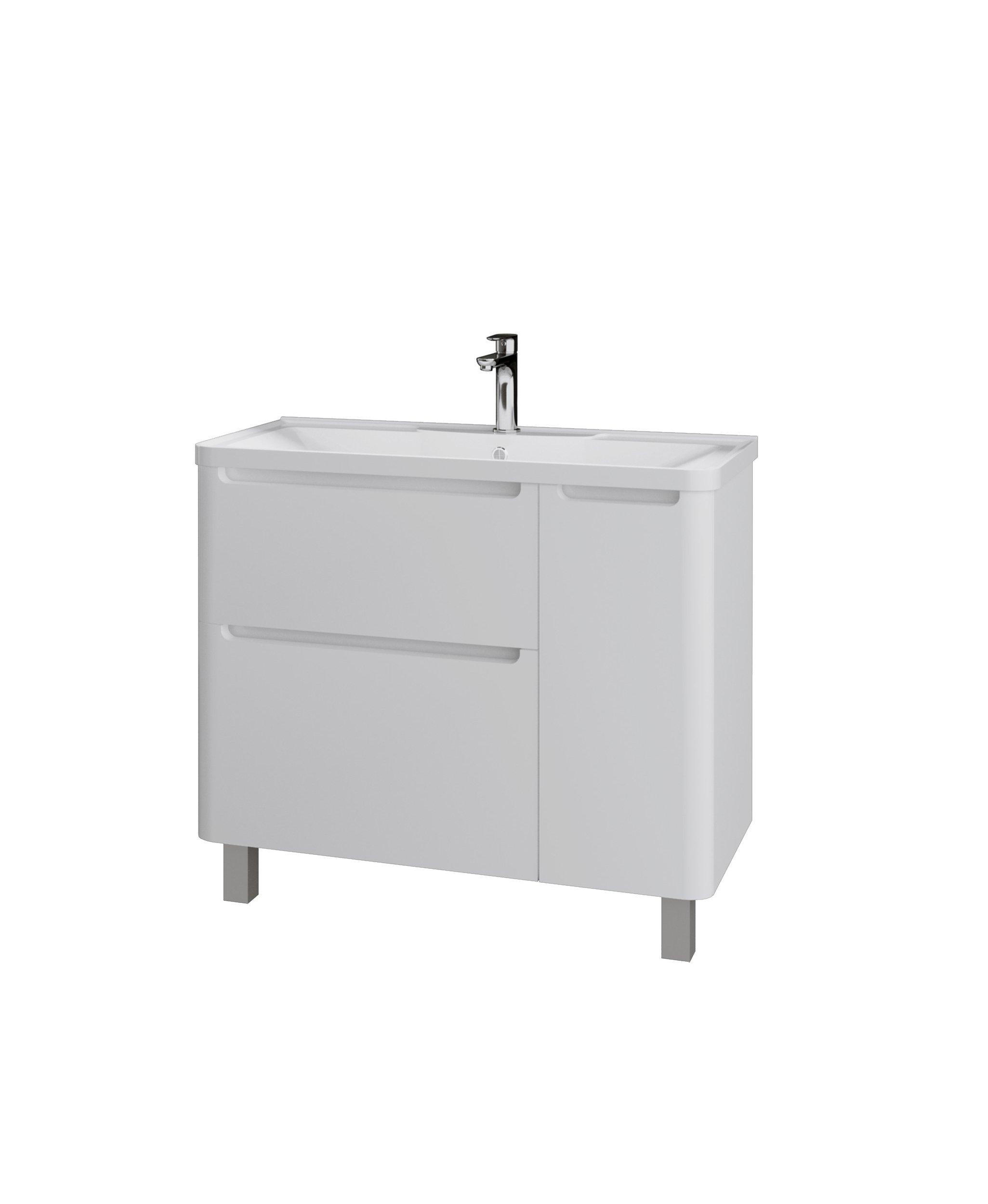 Тумба напольная Grossman Адель-100 см 1010002 белая