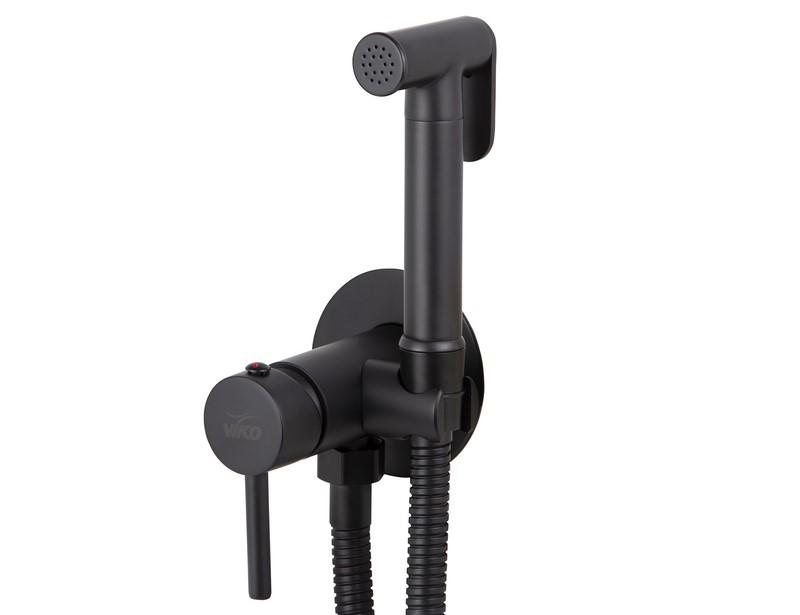 Смеситель с гигиеническим душем Viko V-4922 черный