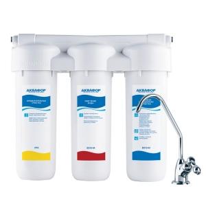 Фильтр с краном Аквафор модель Аквафор Трио Норма умягчающий