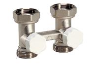 Блок Luxor для двухтрубной системы прямой 3/4" x 3/4'EK M 176 (M 186)