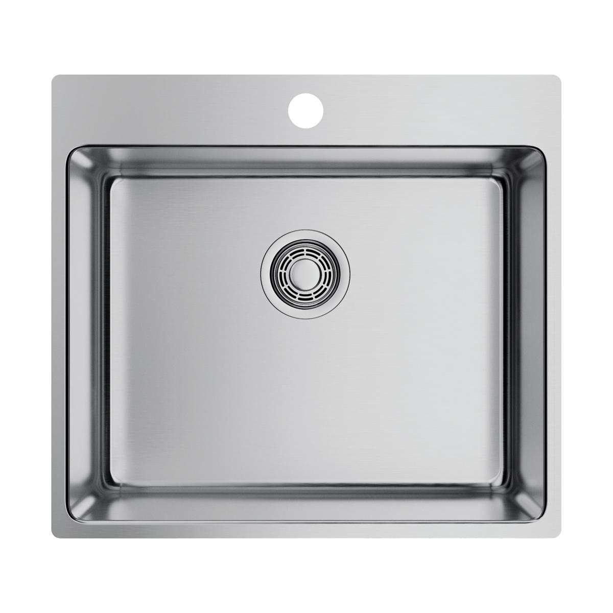Врезная кухонная мойка Omoikiri Amadare 55-IN нержавеющая сталь 4993718