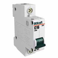 Автоматический выключатель DEKraft ВА-101 1P 25A (С) 4,5kA