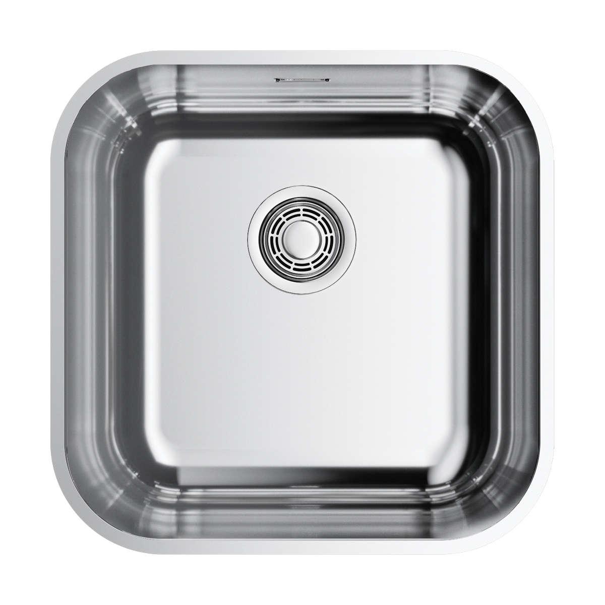 Интегрированная кухонная мойка Omoikiri Omi 44-U/I Quadro IN нержавеющая сталь 4993494