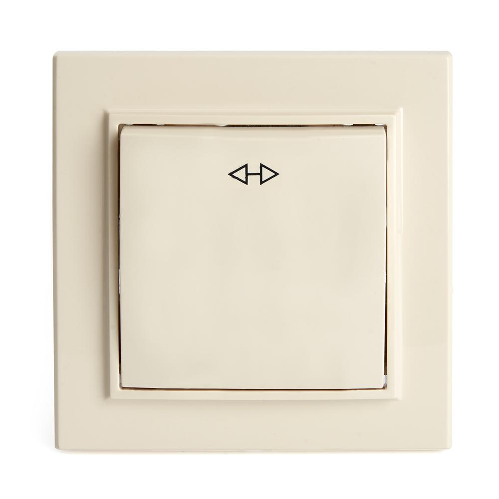 Выключатель одноклавишный Stekker Эрна PSW10-9009-02 39926