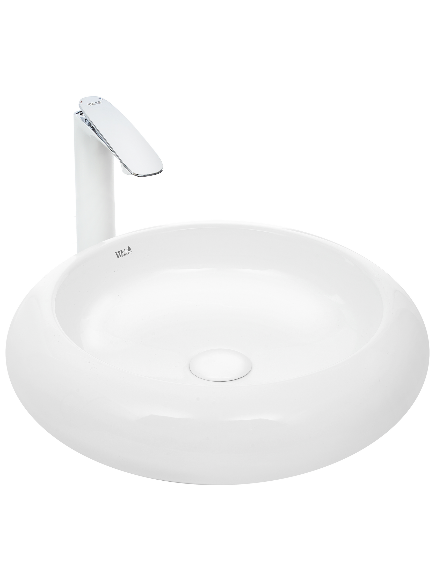 Раковина накладная WeltWasser 46/46/10 WW Elbach 3062 10000003868 белая