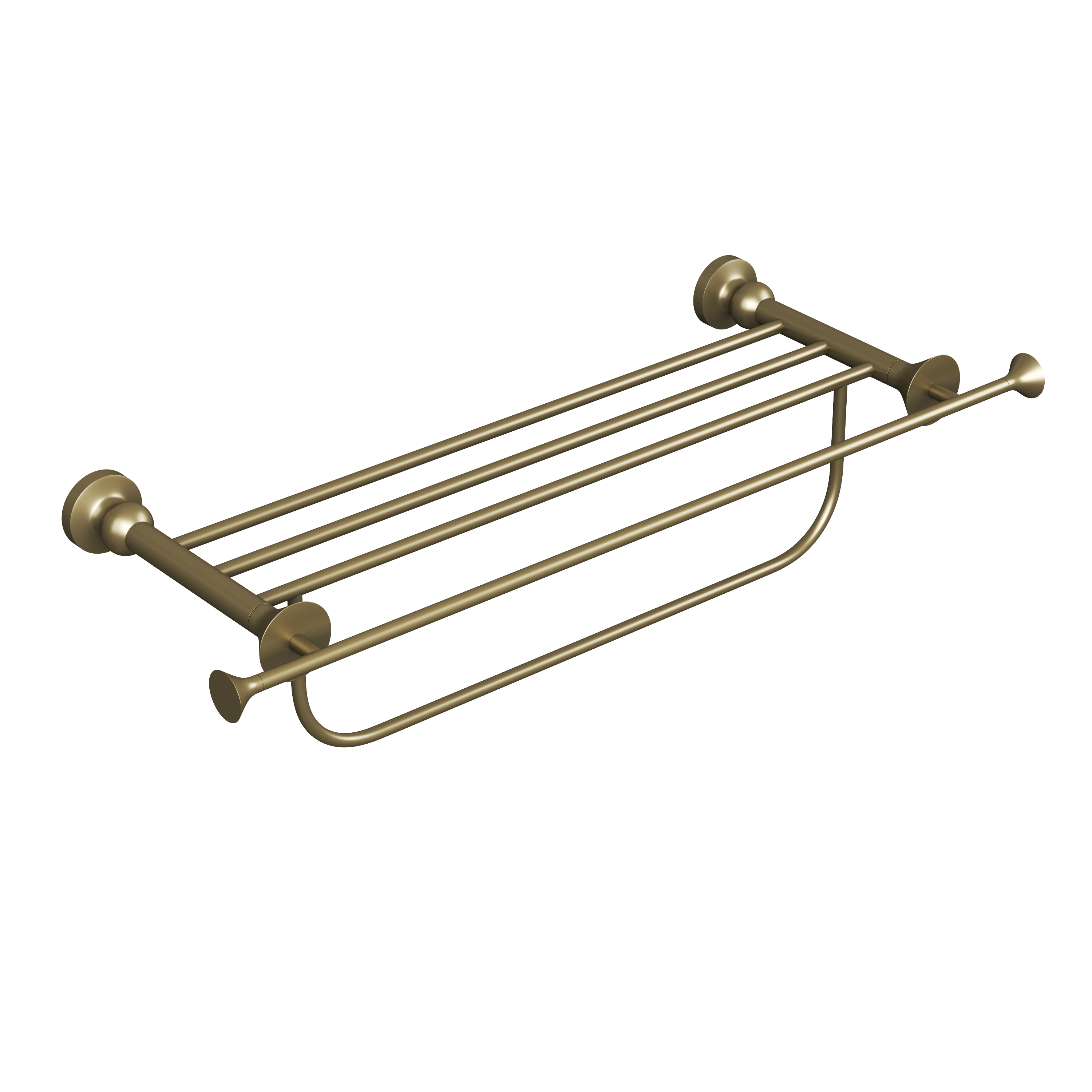 Полка для полотенец 60см 4-ая Rush Crete CR35543