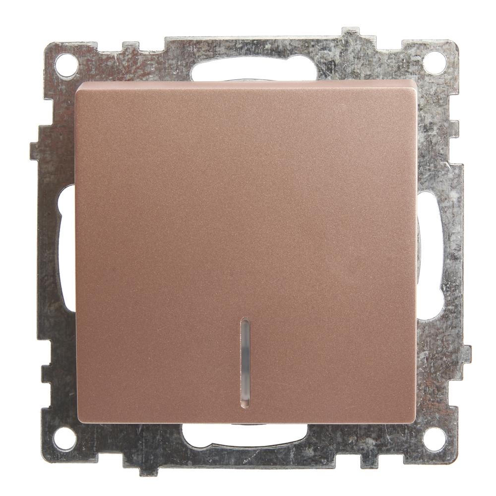 Выключатель одноклавишный Stekker Катрин GLS10-7101-02 39591