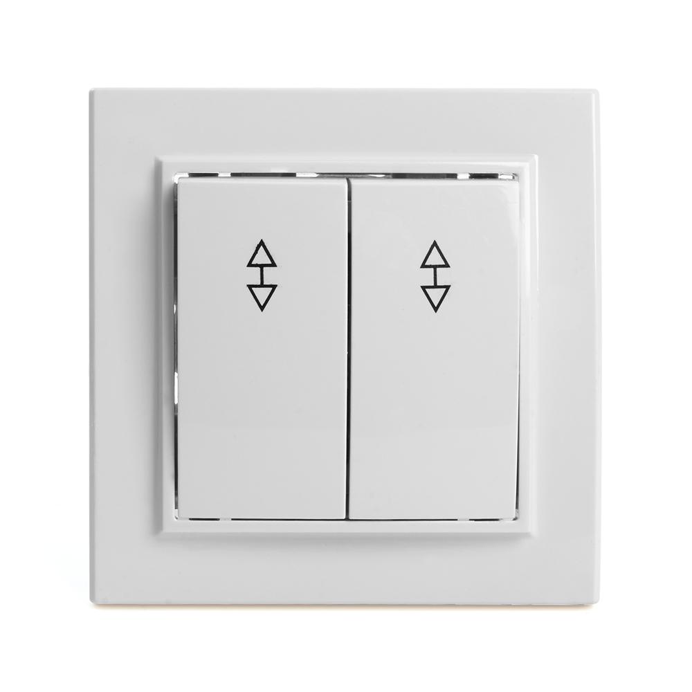 Выключатель двухклавишный Stekker Эрна PSW10-9008-01 39919