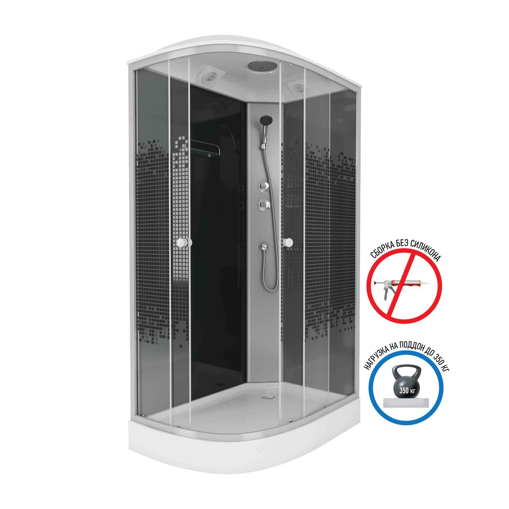 Душевая кабина Niagara Eco 45121453R 120х80х215 (3 места)