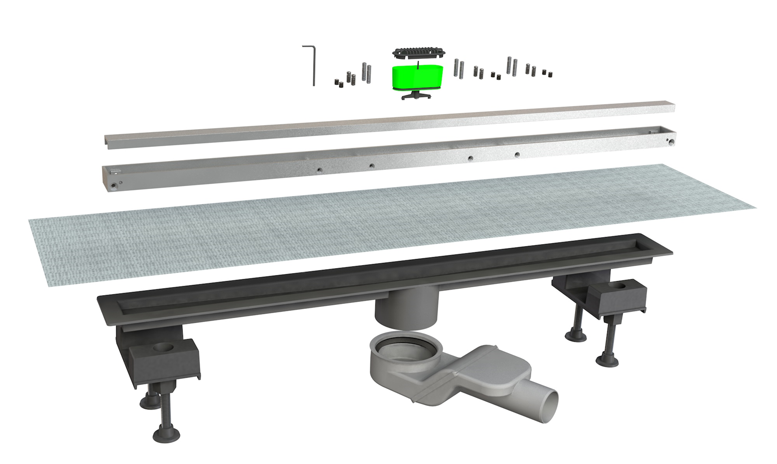 Душевой лоток Bonomini CANALISSIMA 6825WA90SWZ