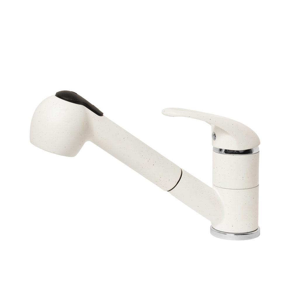 Смеситель для кухни AquaGranitEx C-4040 (331) белый