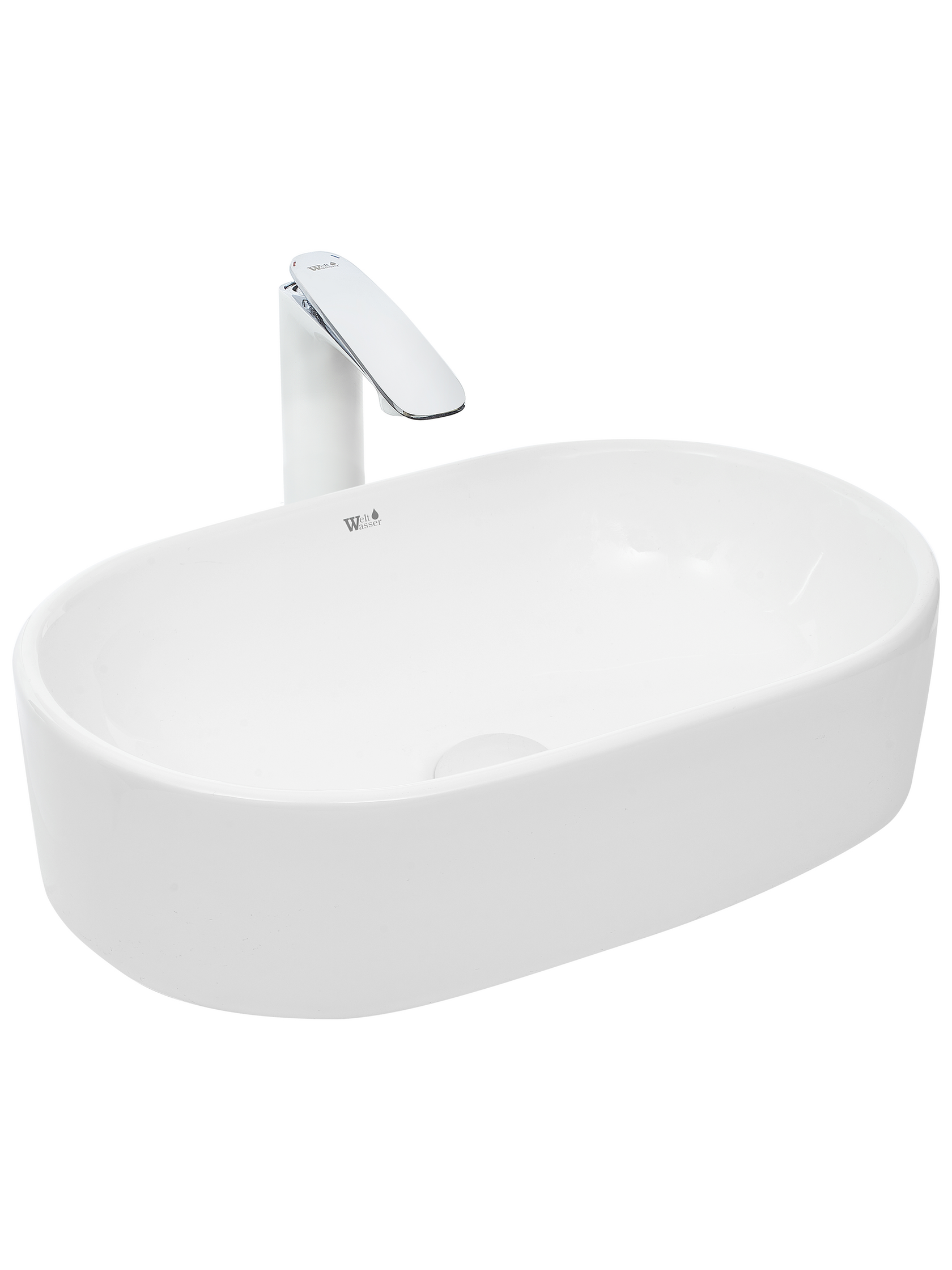 Раковина накладная WeltWasser 52/33/13 WW Elbach 1048 10000003860 белая