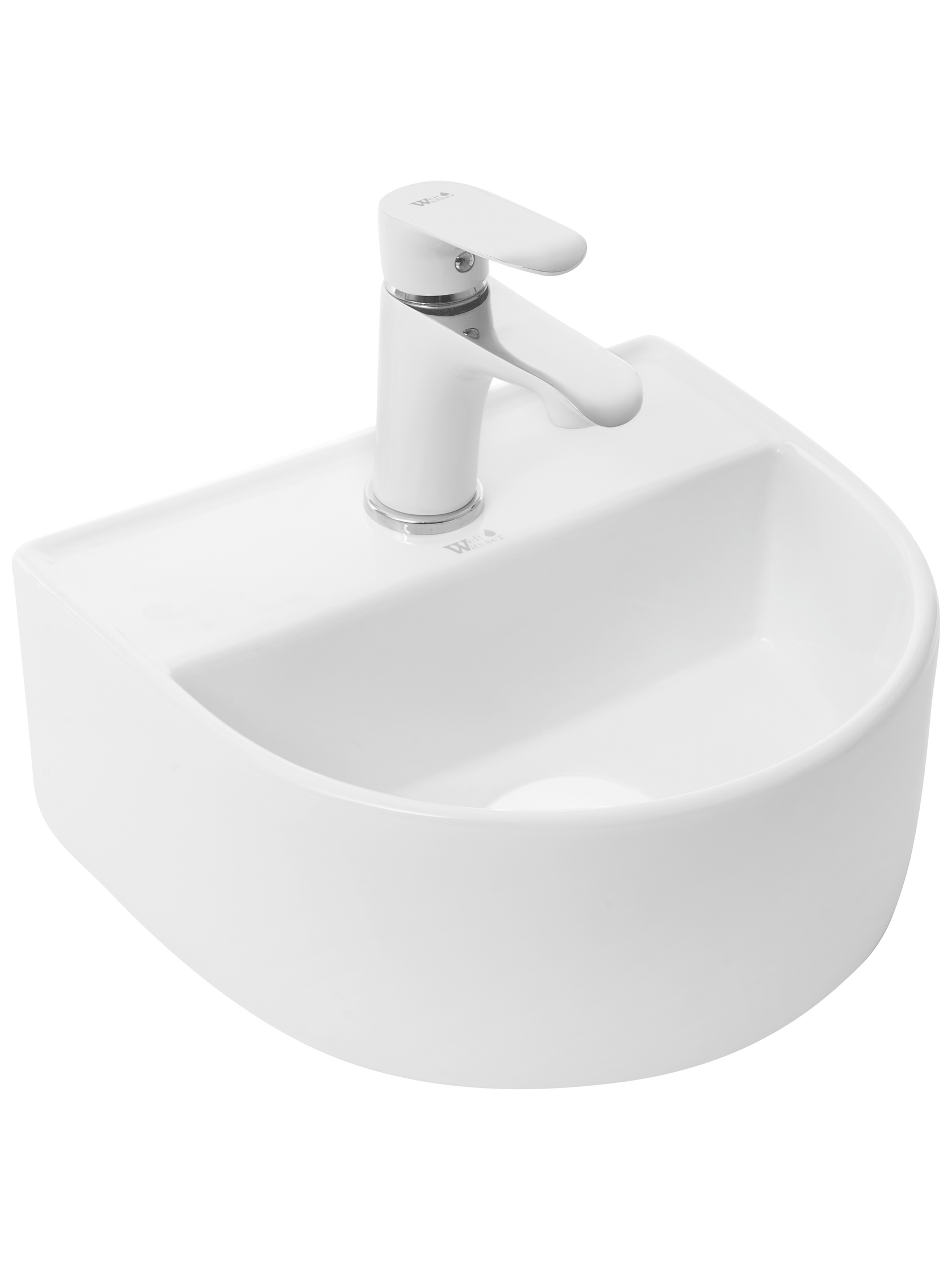 Раковина подвесная WeltWasser 32/28/13 WW Aisbach 5062 10000004597 белая
