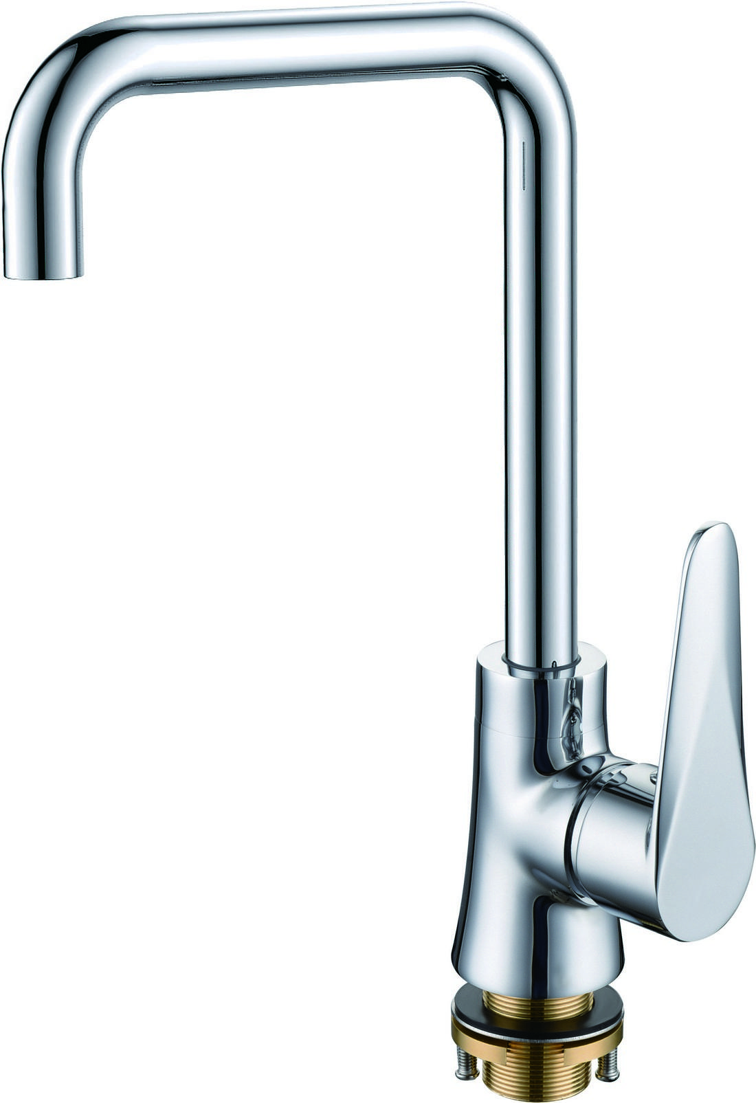 Смеситель одноручный для кухни с поворотным изливом Rush Denis DN0335-22