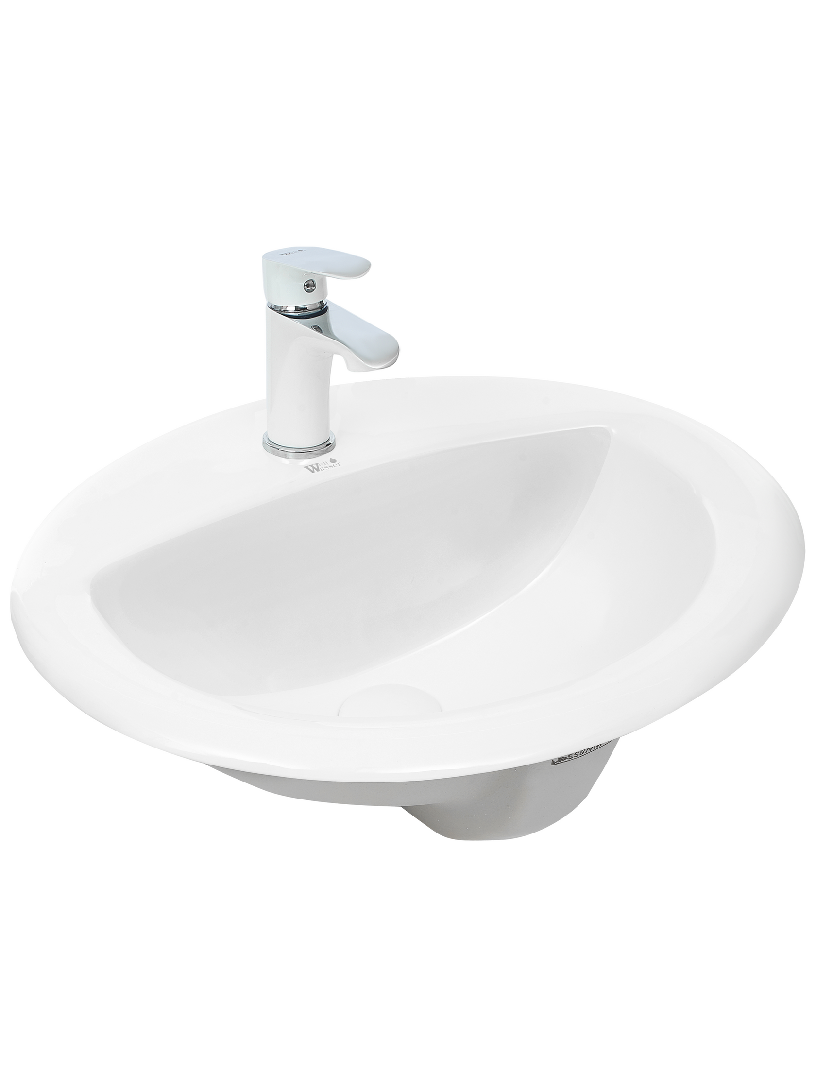 Раковина врезная WeltWasser 51/42.5/18 WW Deilbach 6001 10000004604 белая