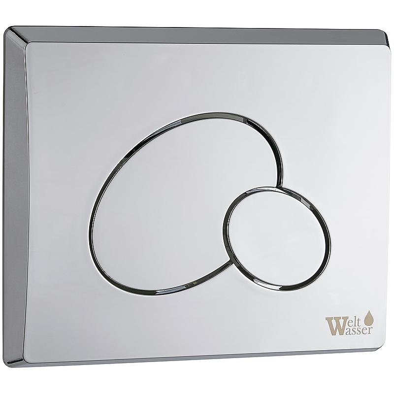 Кнопка для инсталляции WeltWasser WW Marberg 410 RD 10000005950 круглая, хром