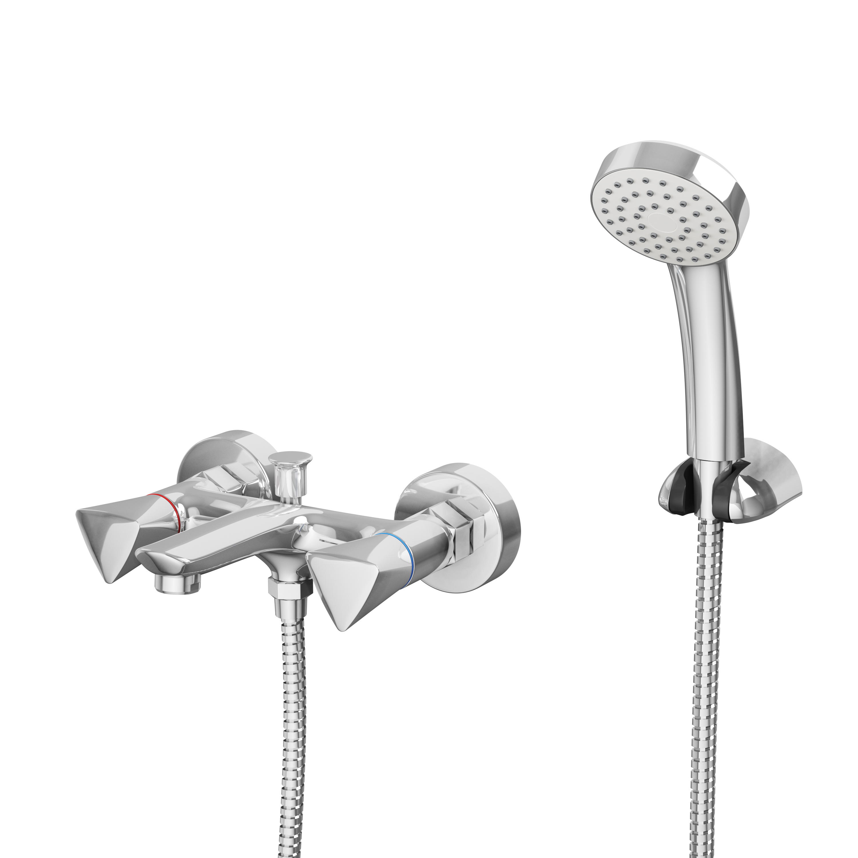 Смеситель для ванны с коротким изливом Rush Andros AN2435-44