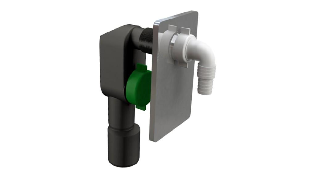 Cифон для стиральной и посудомоечной машины под штукатурку Bonomini 3200IX50B9WZ